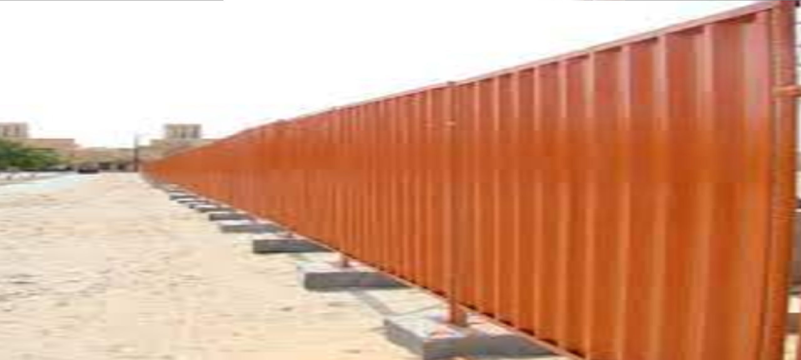Galvanized Corrugated Fence 