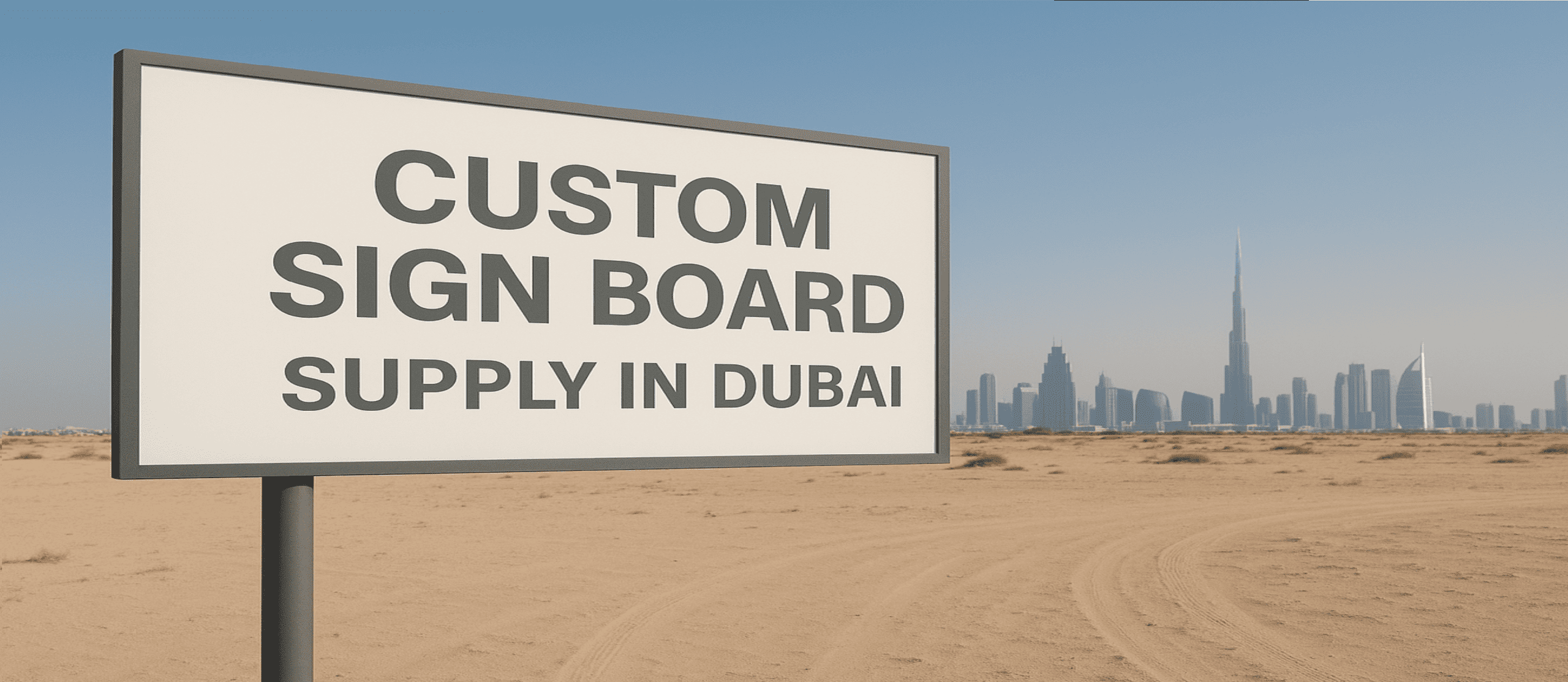 Custom Sign Board Supply in Dubai