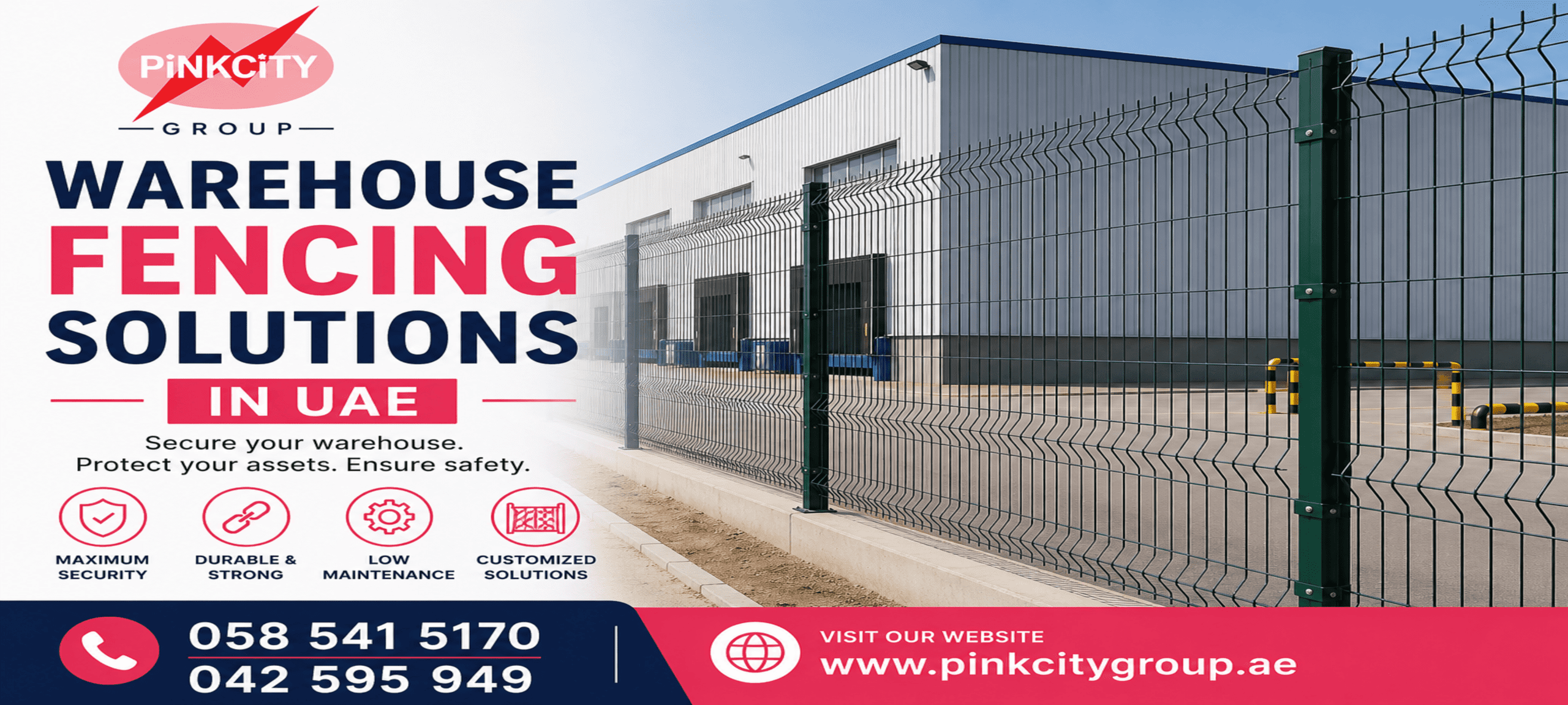 Warehouse Fencing Solutions in UAE