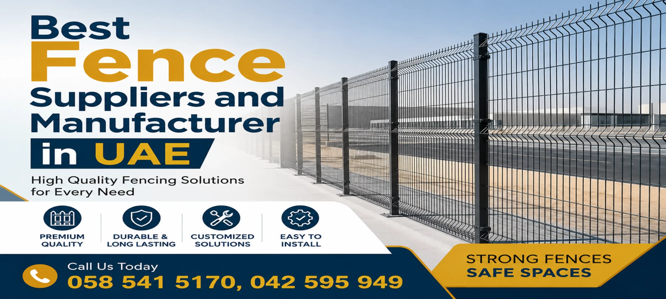 Best Fence Suppliers and Manufacturer in UAE