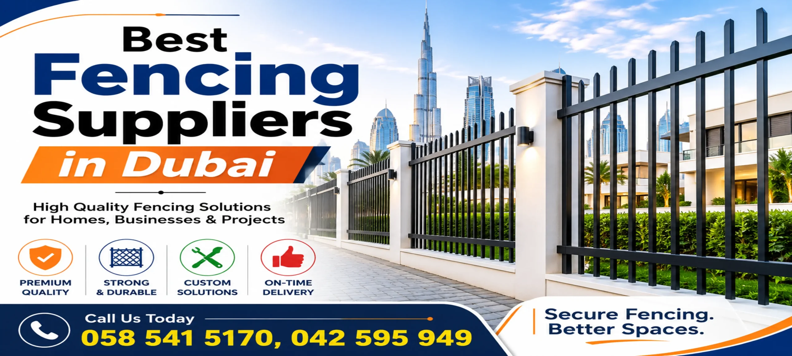 Best Fencing Suppliers in Dubai