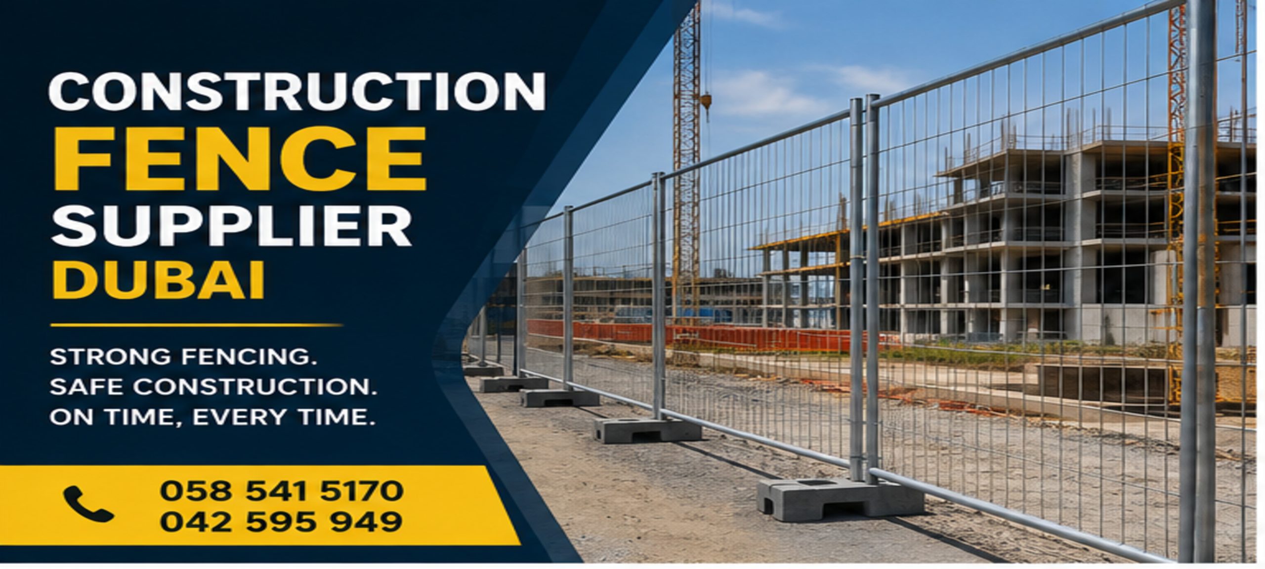 Construction Fence Supplier Dubai